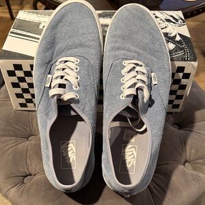 Vans Men's Light Blue Heiq eco dry Textured Sneakers